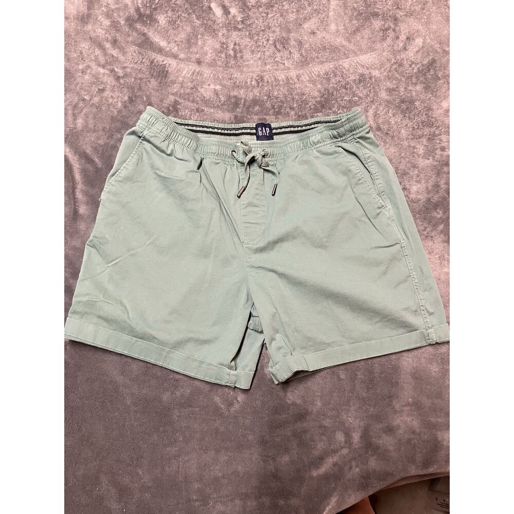 Gap Pull On Drawstring Elastic Waist Shorts Men’s XL Army Green Gorpcore Preppy